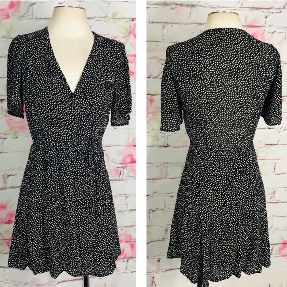 Reformation Adele Mini Wrap Dress Tiny Daisy Print - image 3